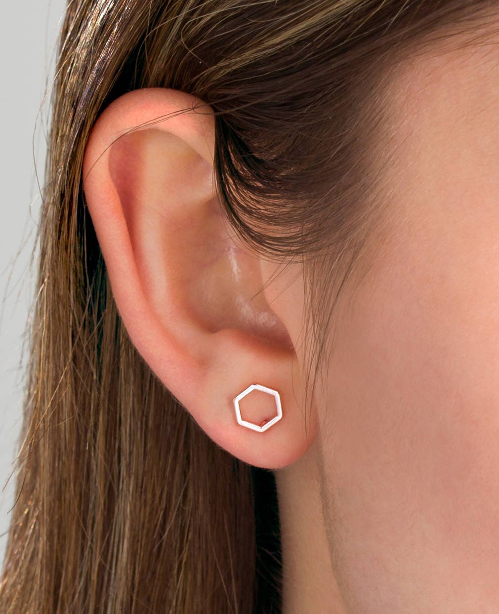 Geometric Stud Earrings Set