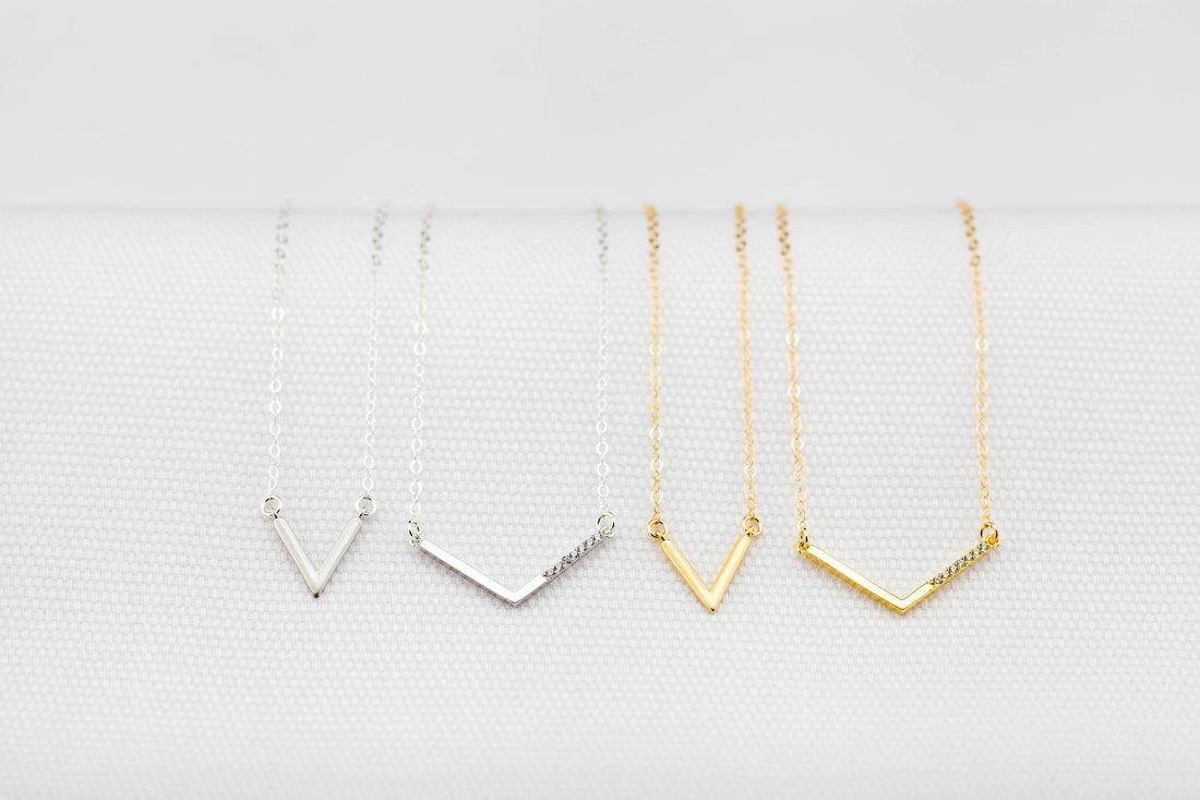 V Pendant Necklace