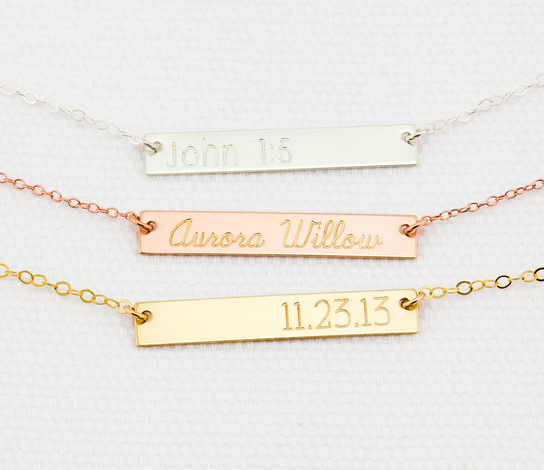 Engravable Gold Silver