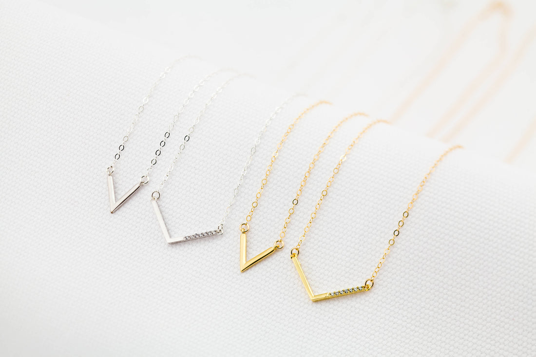 V Pendant Necklace