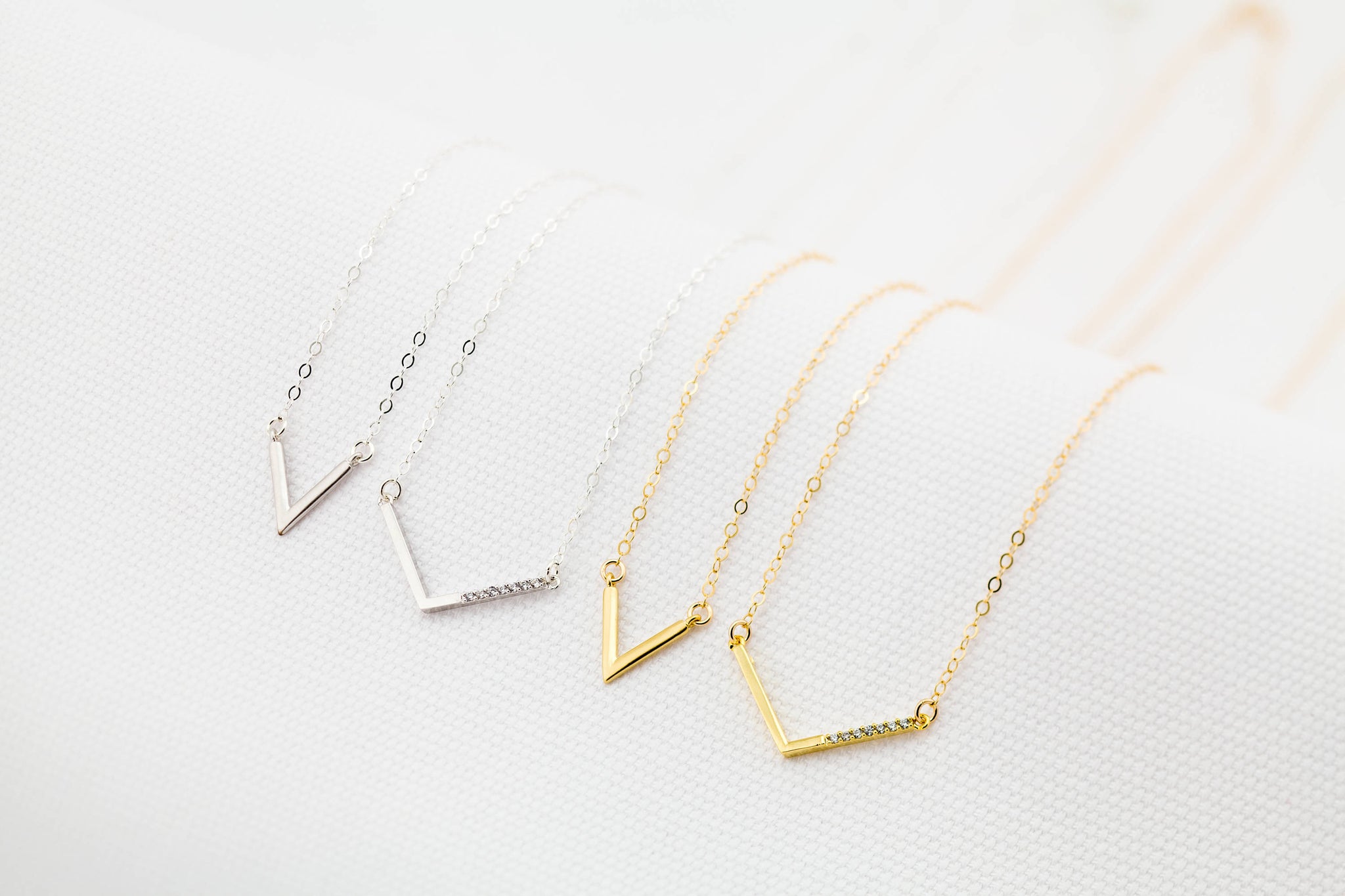 V Pendant Necklace