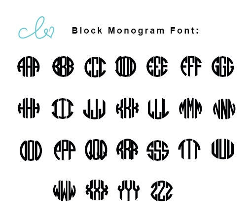 Monogram Pendant Necklace