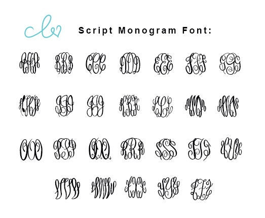 Monogram Jewelry
