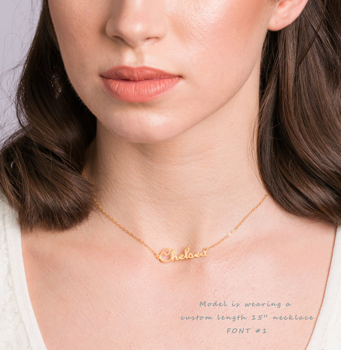 Custom Name Necklaceâ Dainty