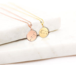 Constellation necklace Zodiac