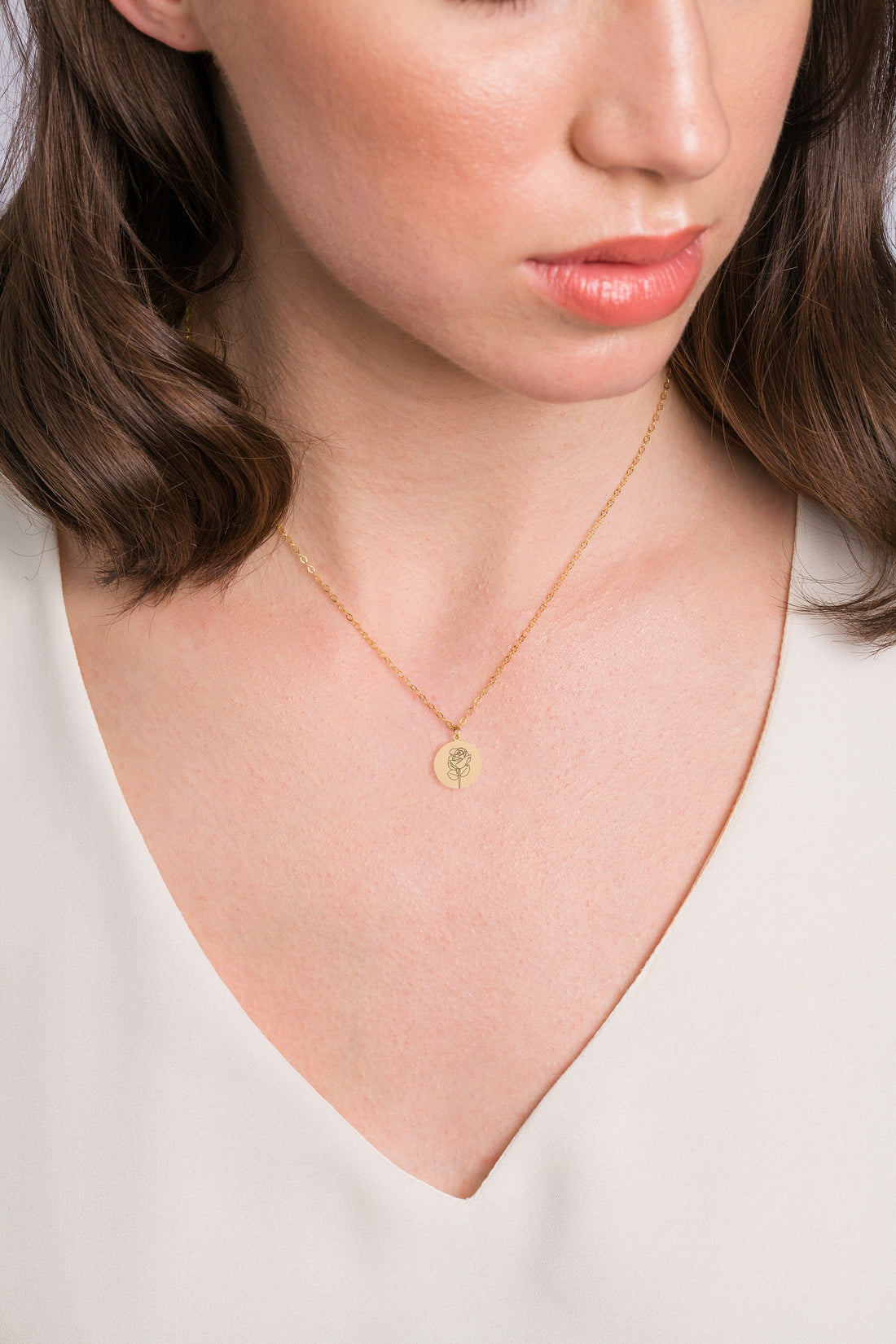 Birth Flower Necklace