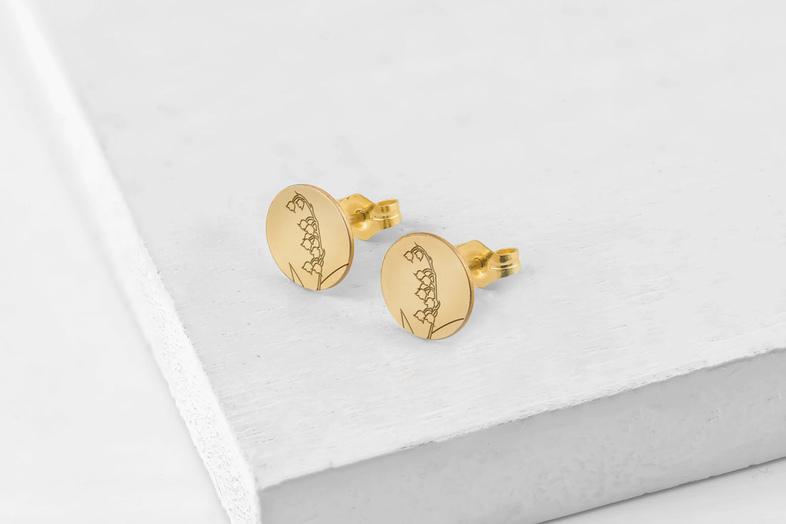 Birth Flower Earring