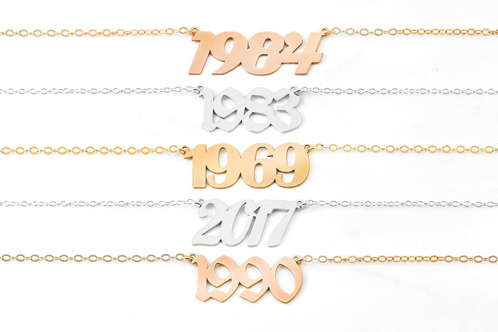 Custom Year Necklace