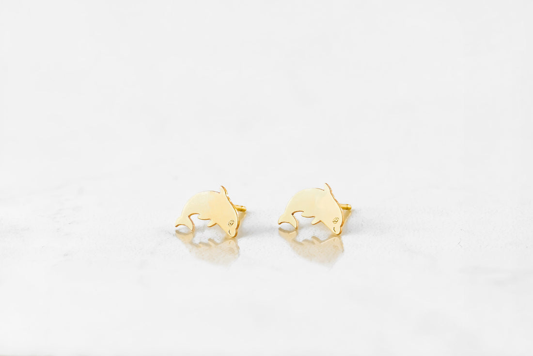 Dolphin Stud Earrings