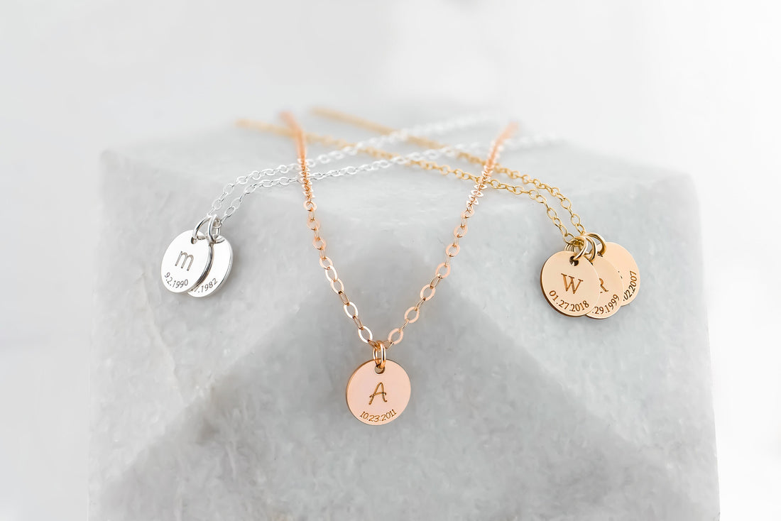 Gold Initial Disc 2