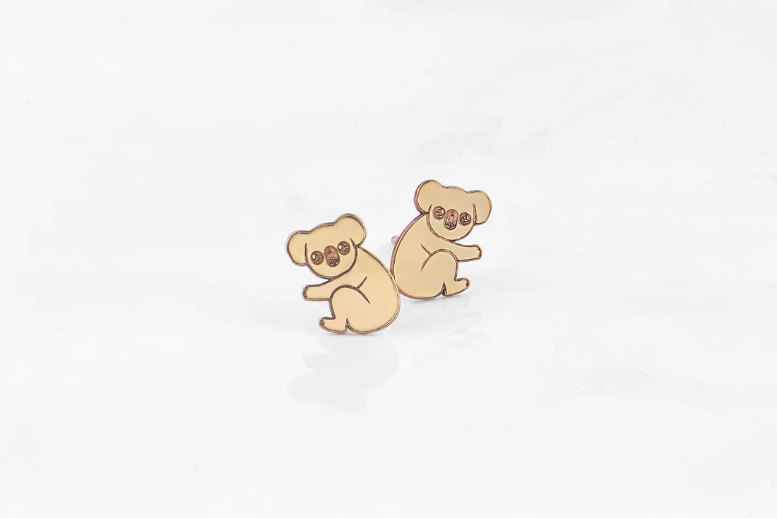 Koala Stud Earrings
