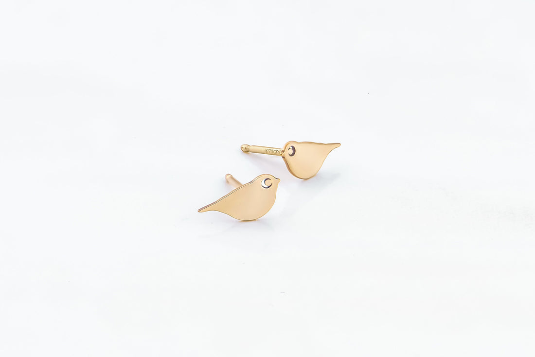 Bird Stud Earrings