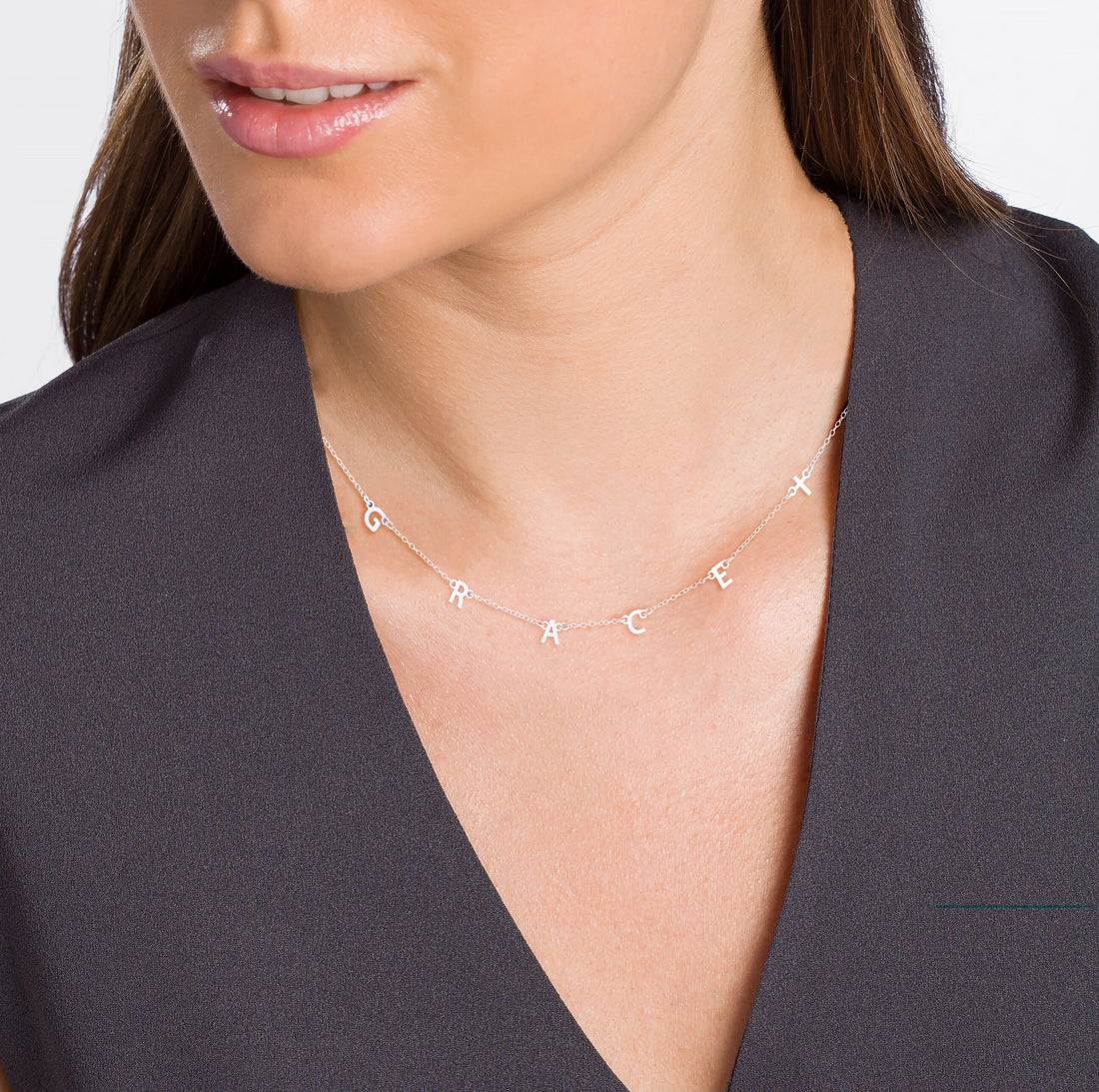 Letter Charm Necklace