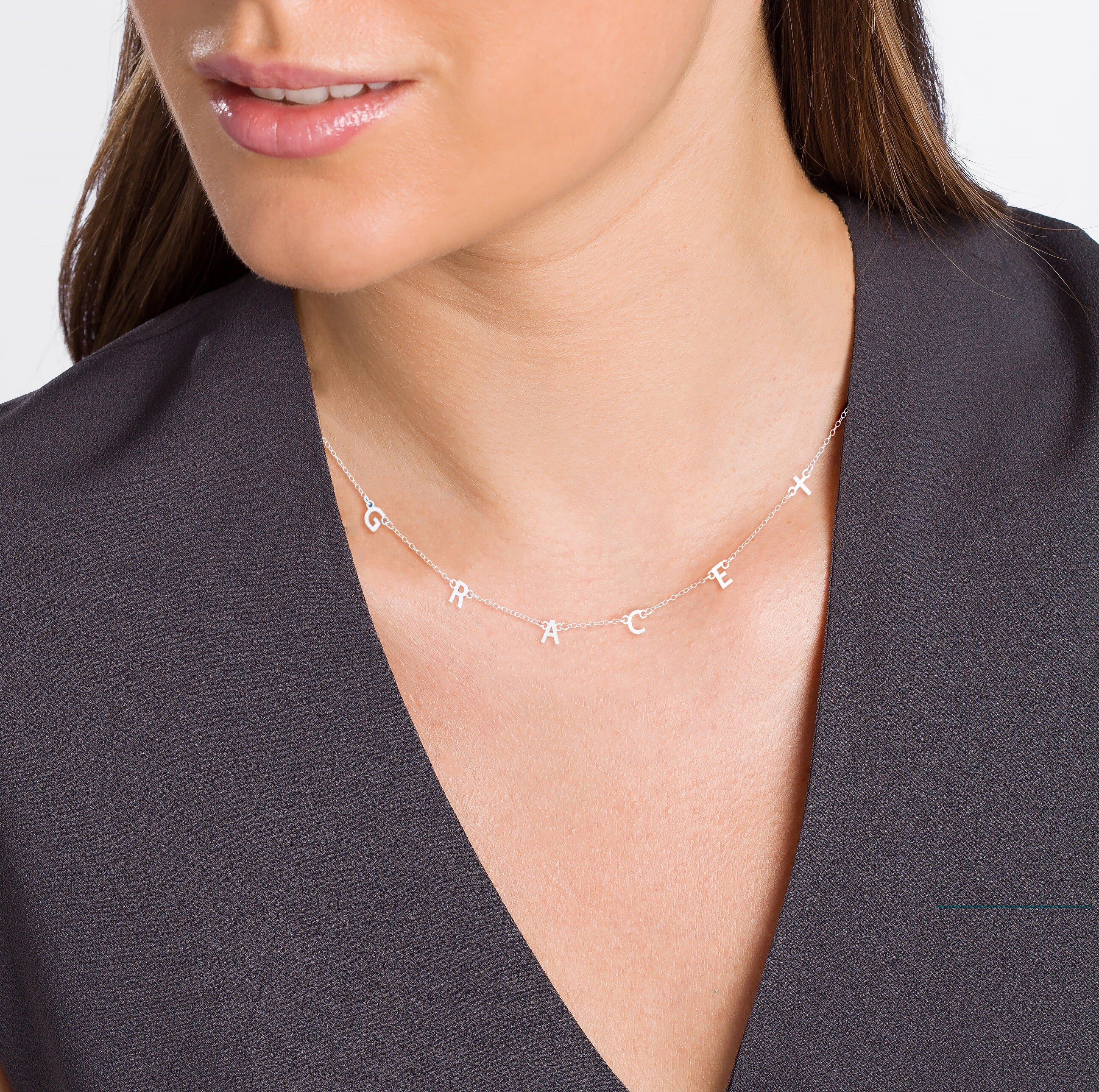 Letter Charm Necklace