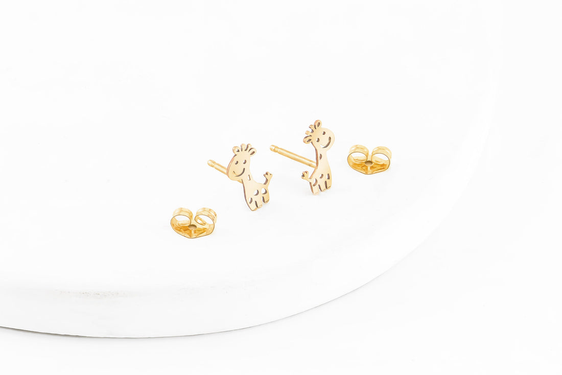 Giraffe Stud Earrings