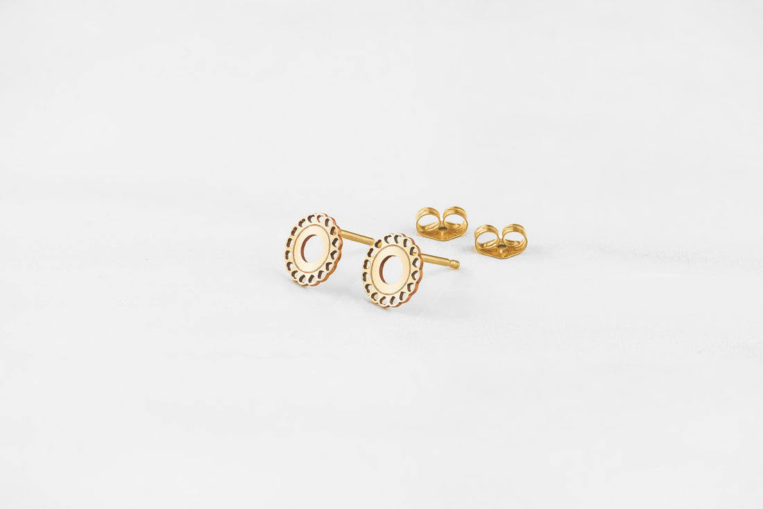 Heart Stud Earrings