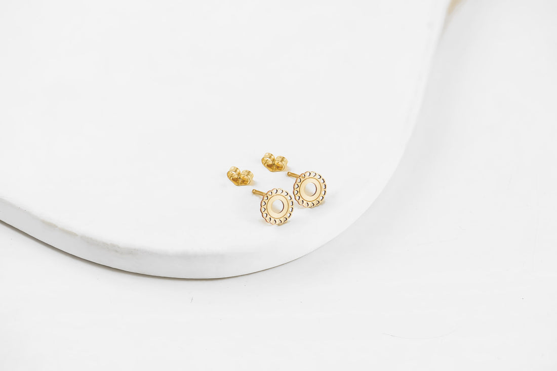Heart Stud Earrings