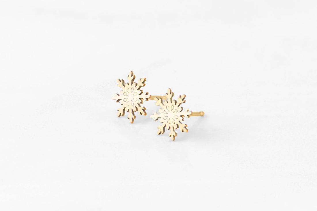 Snowflake Stud Earrings