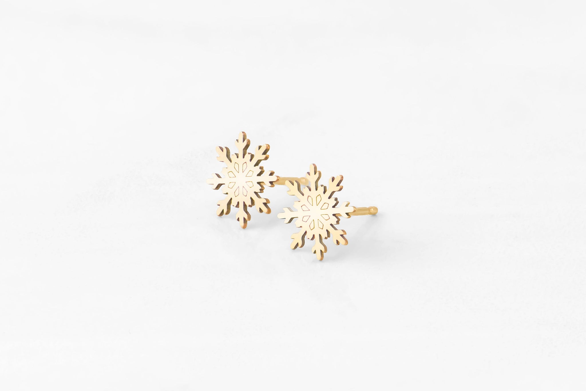 Snowflake Stud Earrings