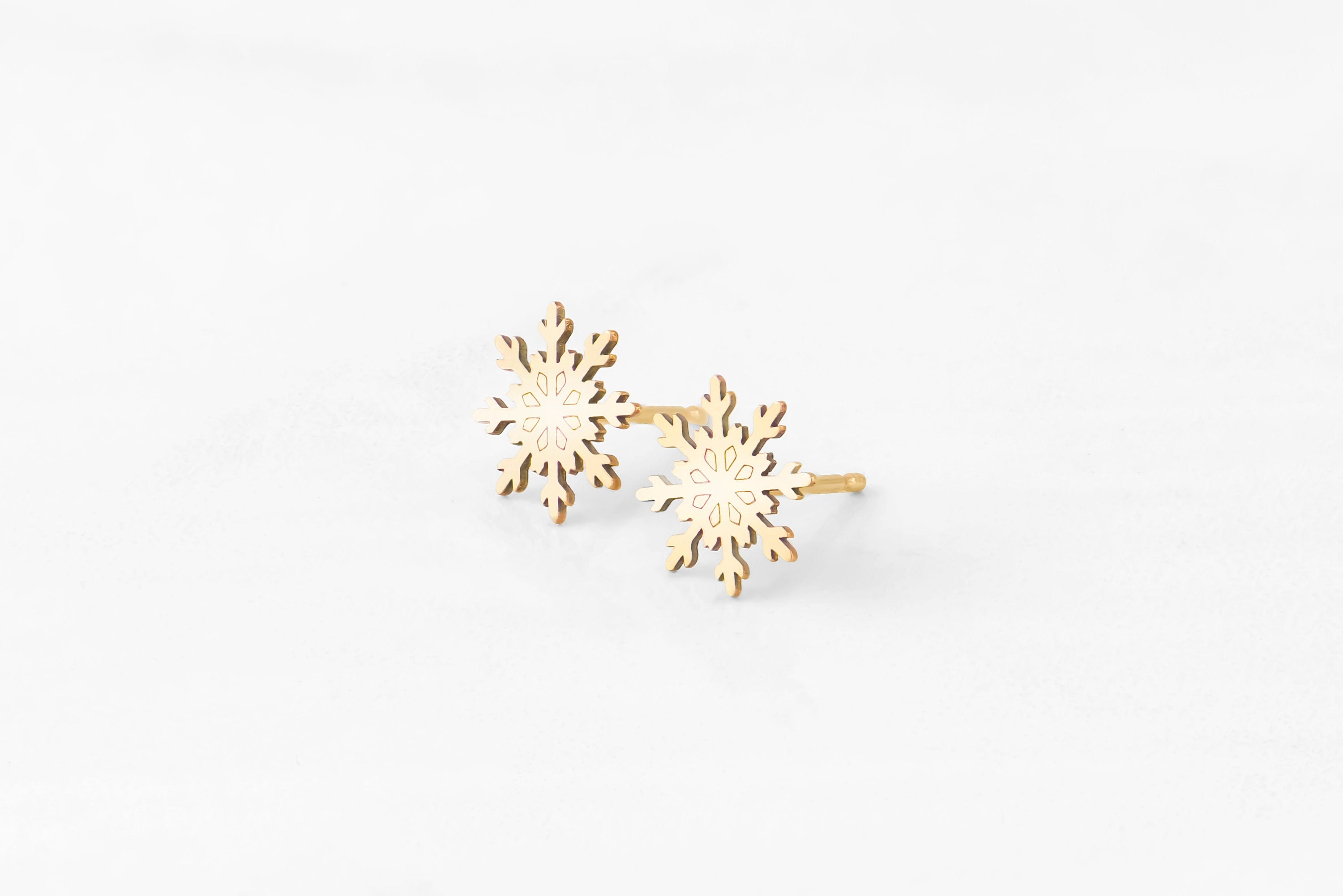 Snowflake Stud Earrings