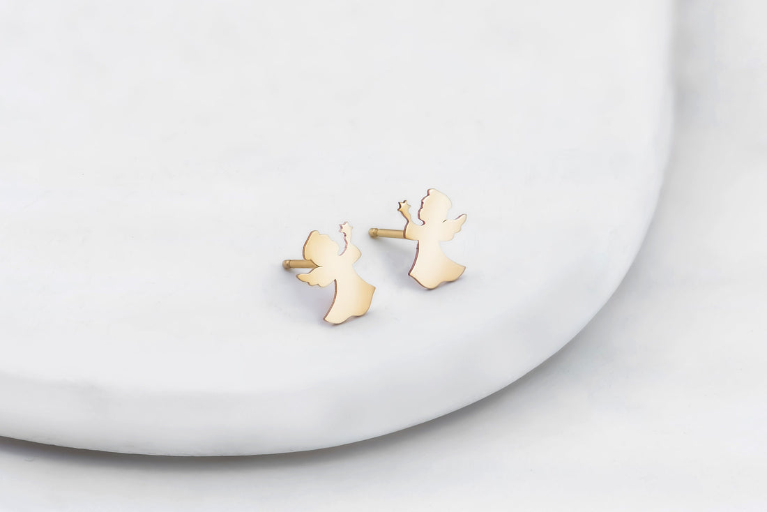 Angel Stud Earrings