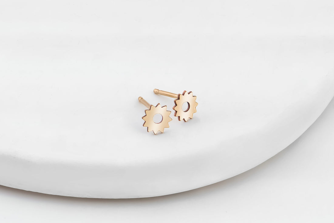 Sun Stud Earrings