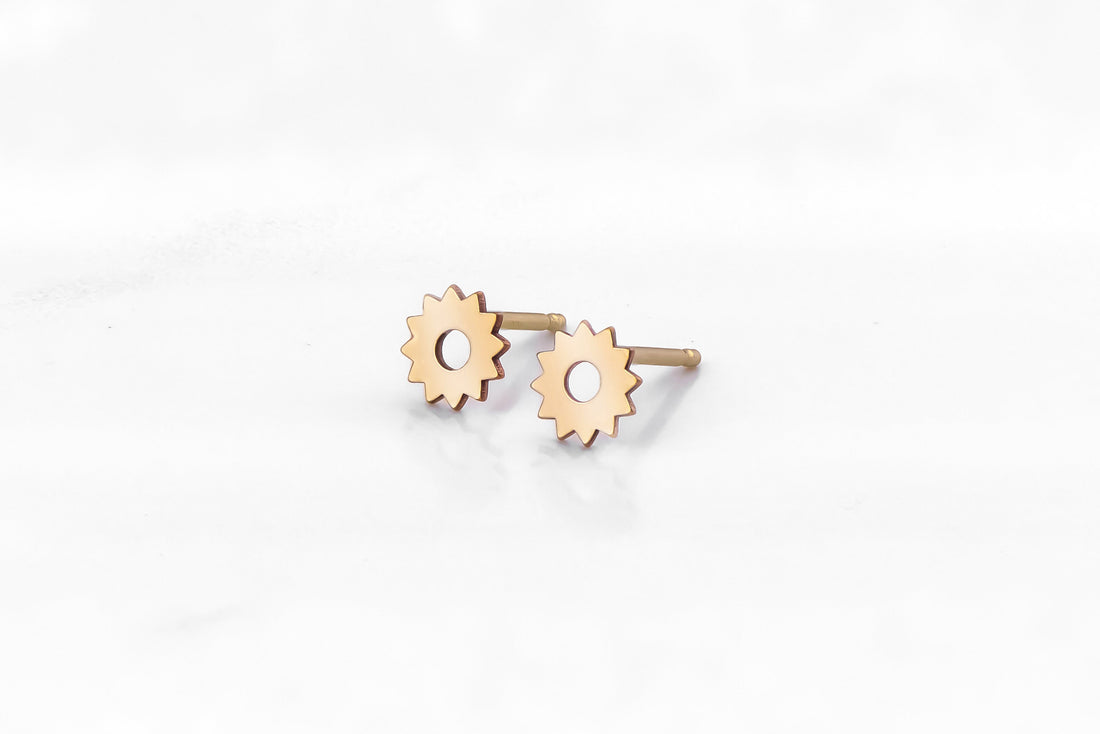 Sun Stud Earrings