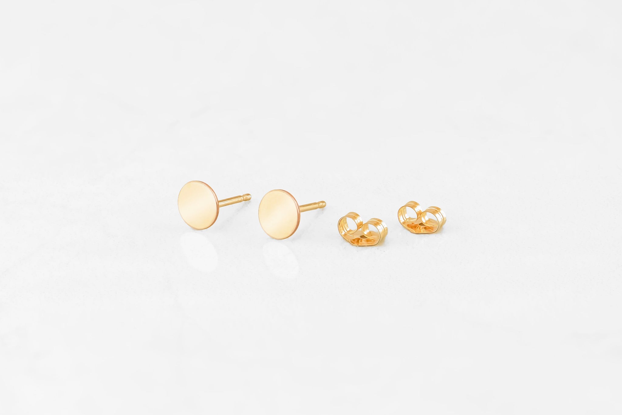 Circle Stud Earrings