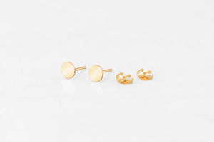 Circle Stud Earrings