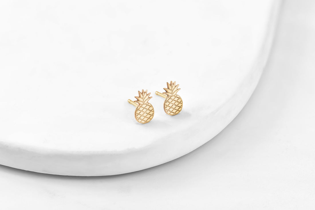 Pineapple Stud Earrings