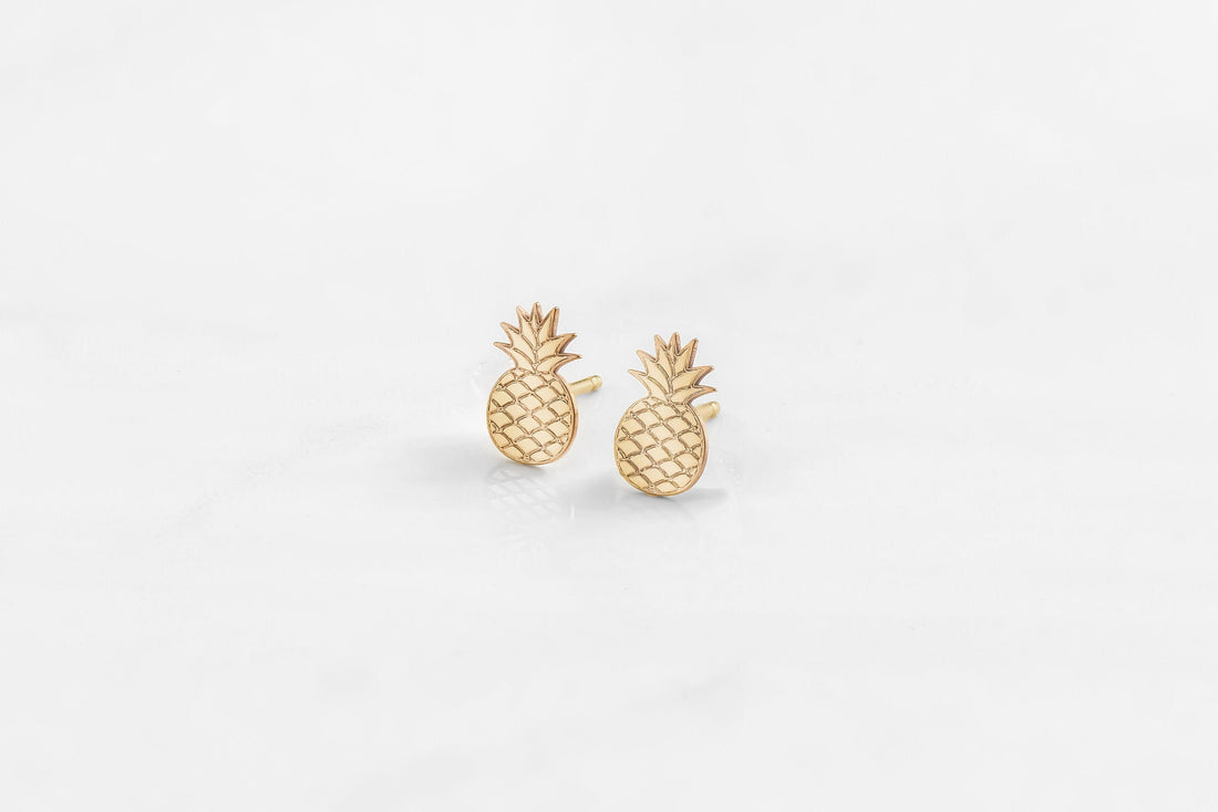 Pineapple Stud Earrings