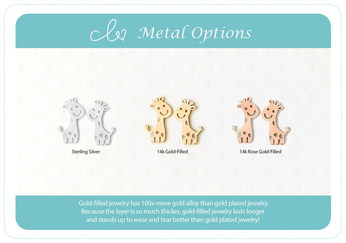 Giraffe Stud Earrings
