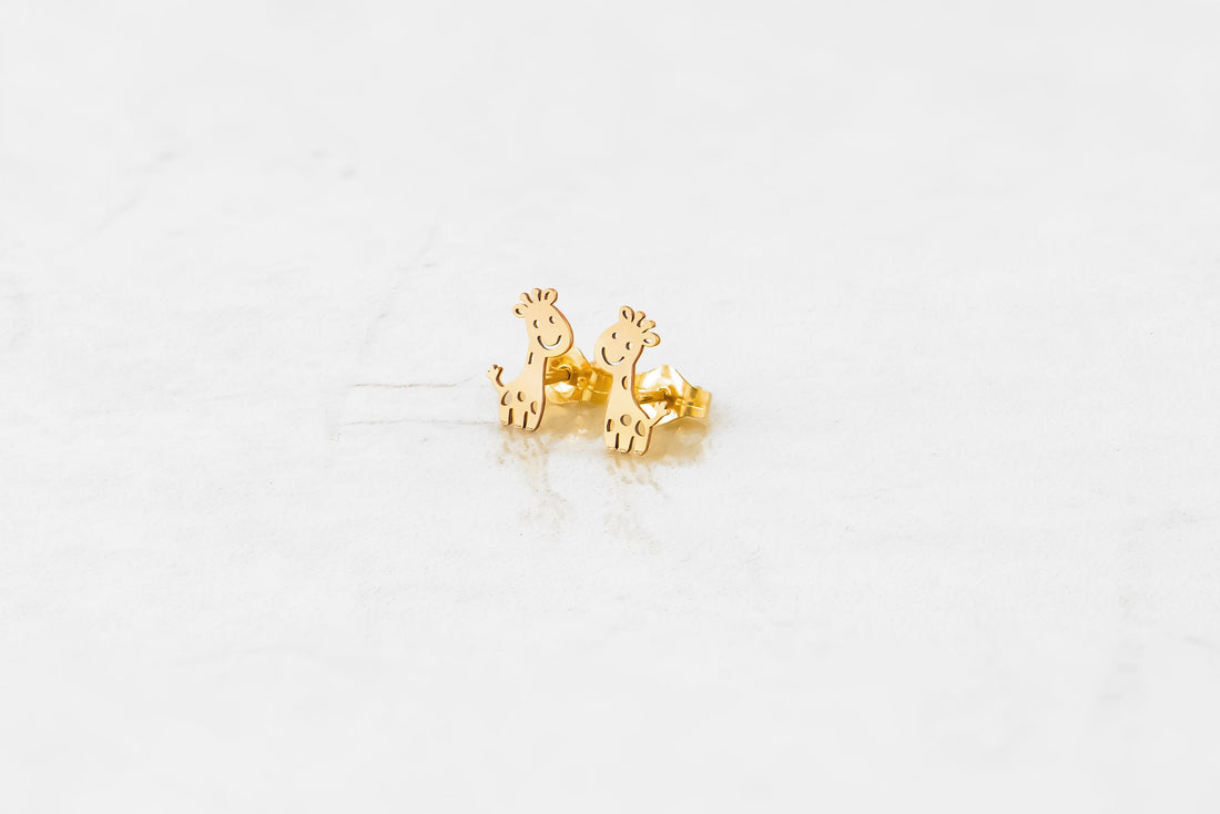 Giraffe Stud Earrings
