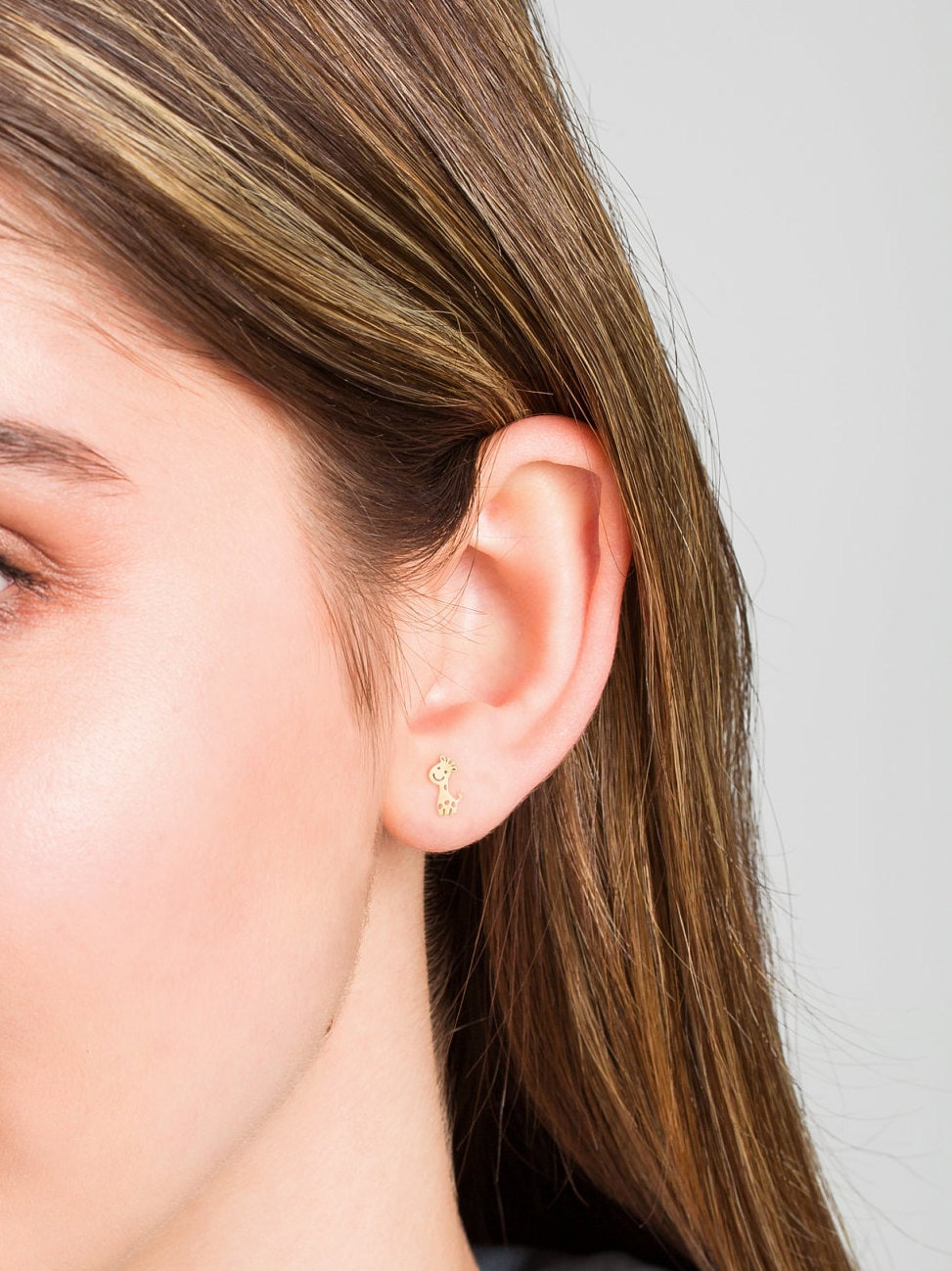Giraffe Stud Earrings