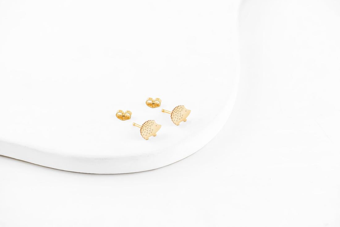 Hedgehog Stud Earrings