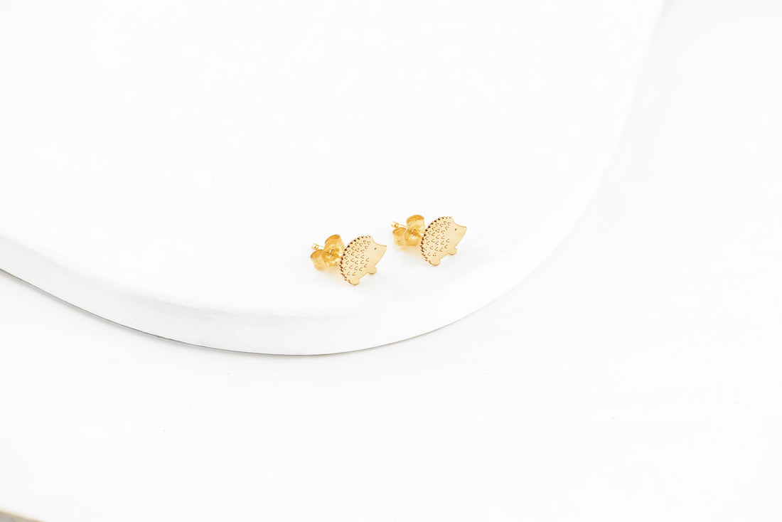Hedgehog Stud Earrings