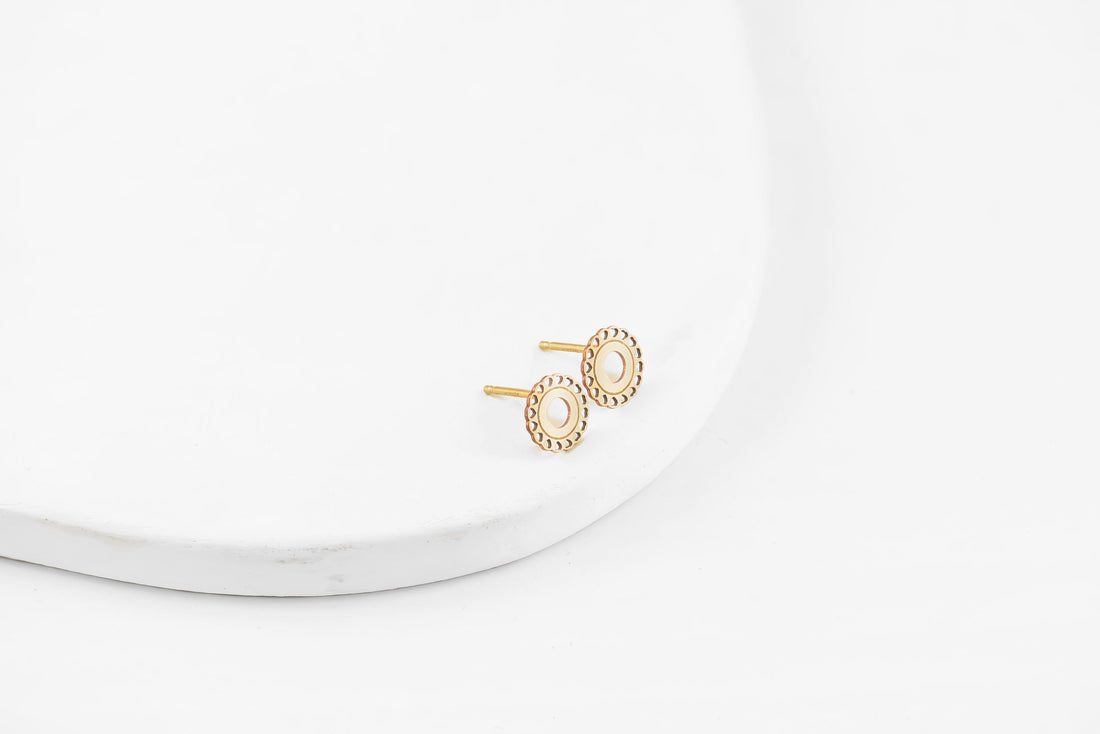 Heart Stud Earrings