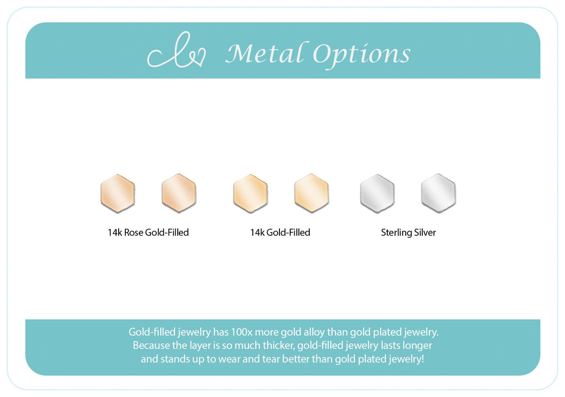 Hexagon Stud Earrings