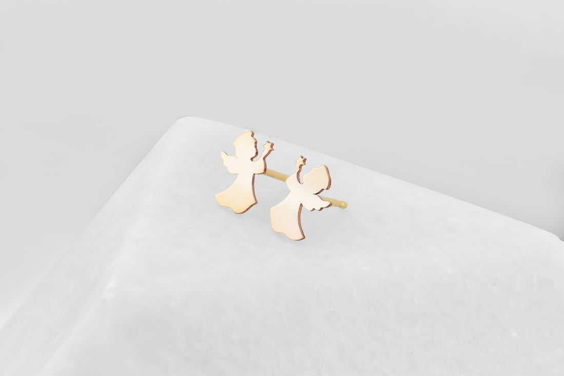 Angel Stud Earrings