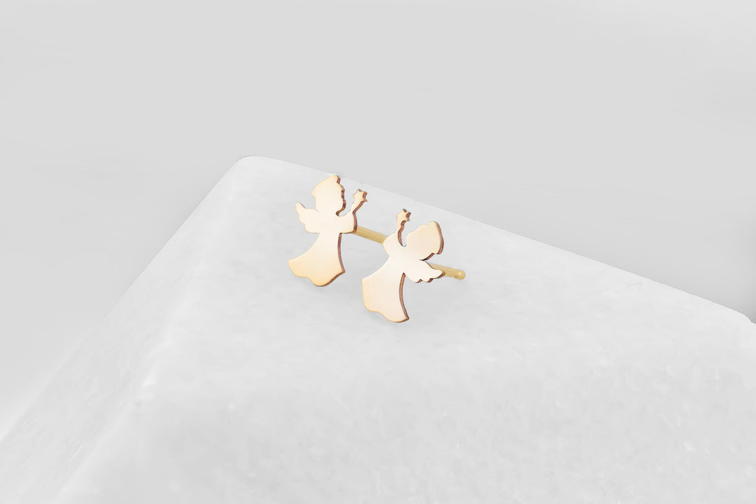 Angel Stud Earrings