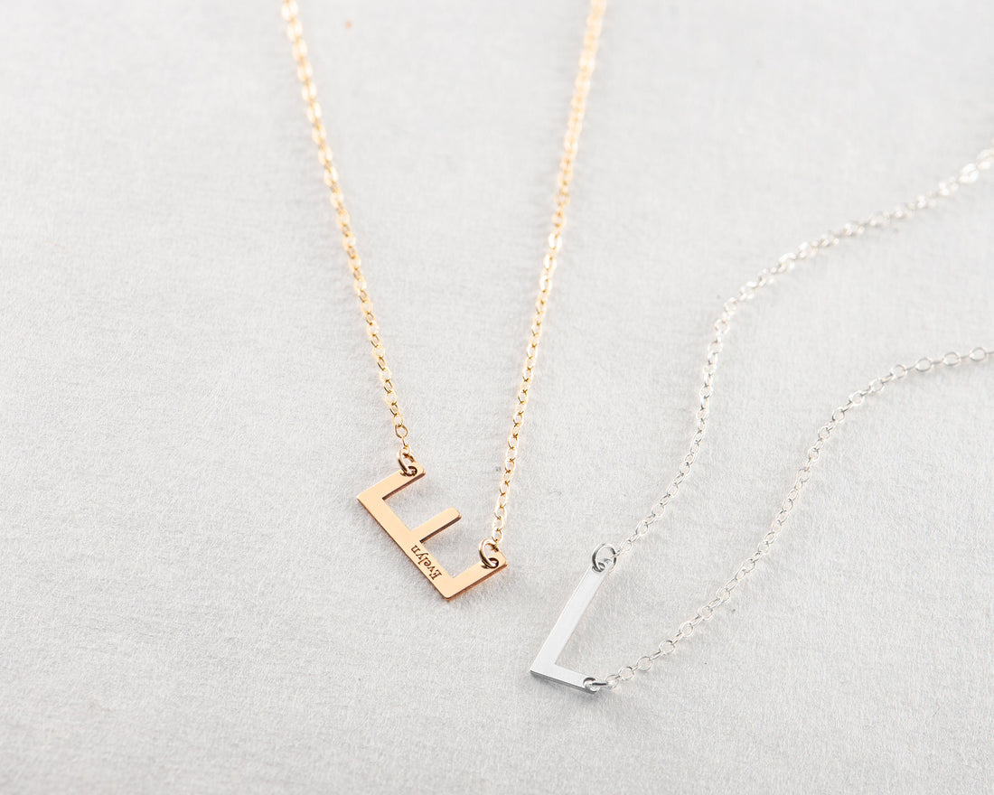 Large Letter Necklace