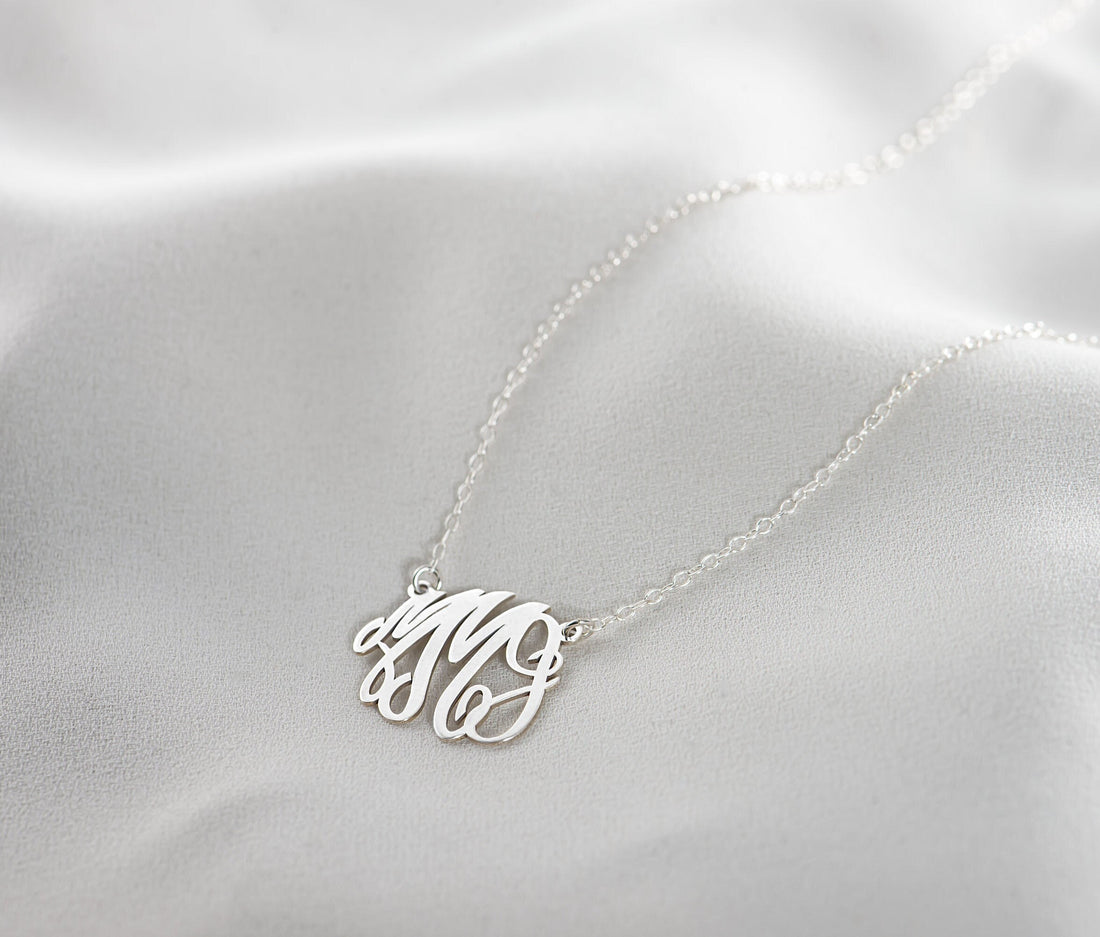 Monogram Pendant Necklace
