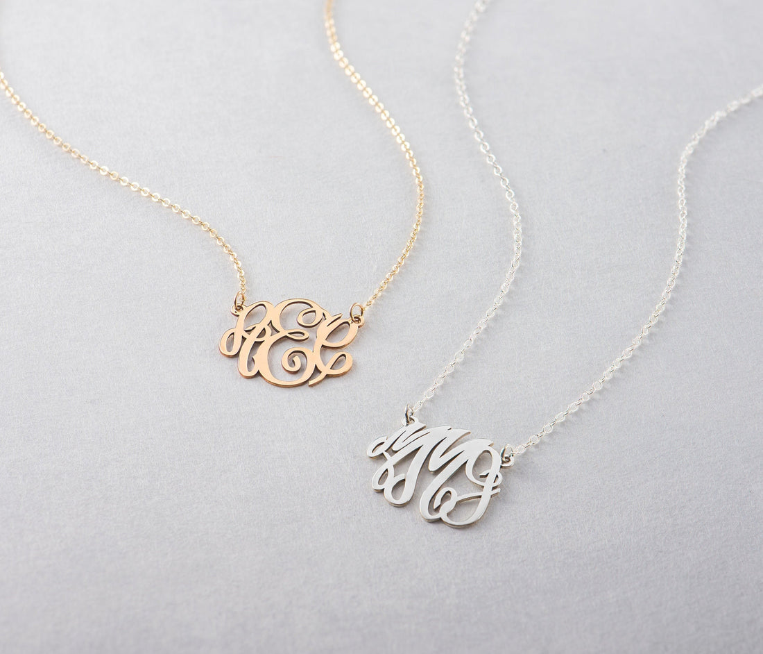 Monogram Pendant Necklace