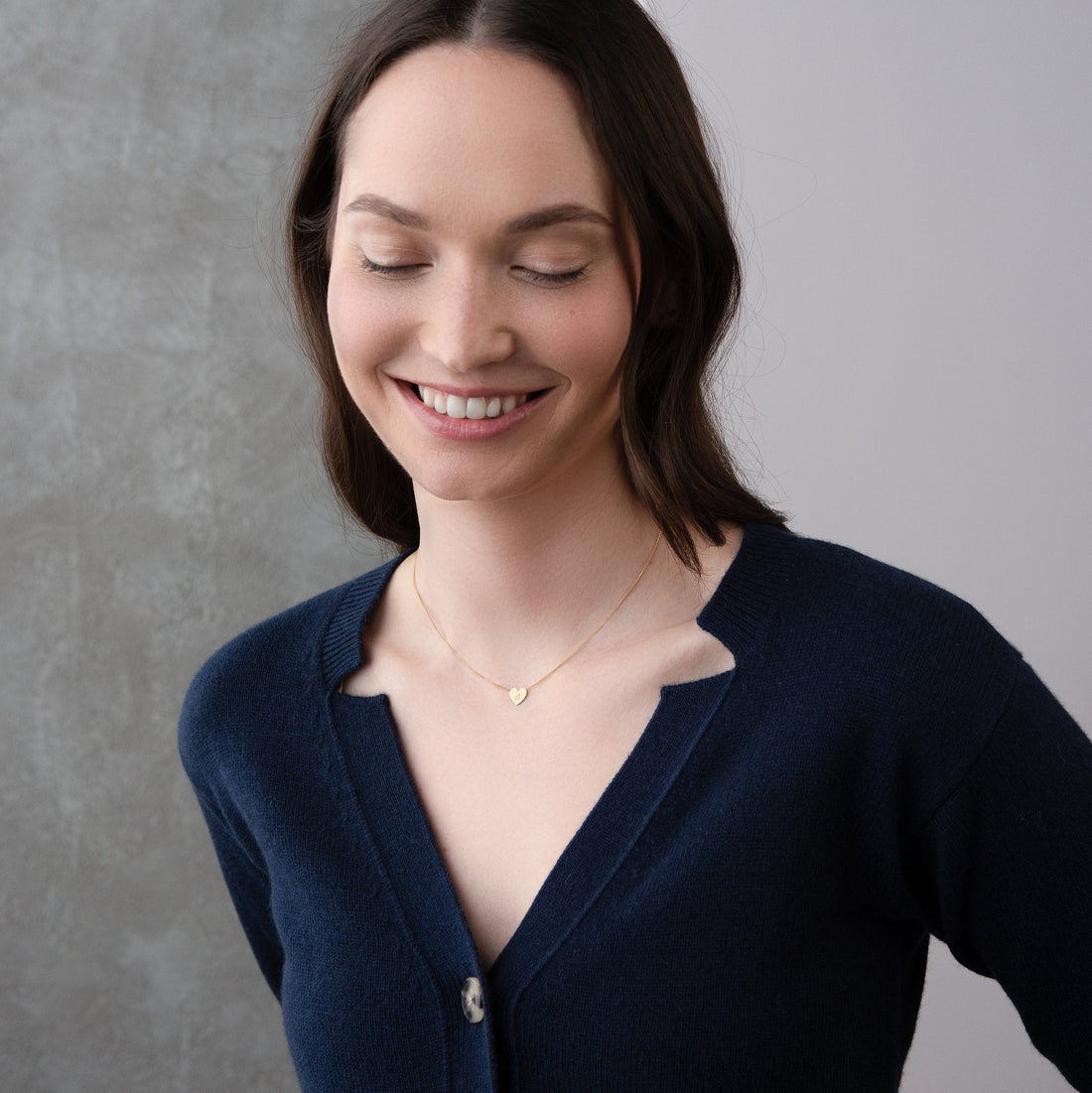 Initial Heart Necklace