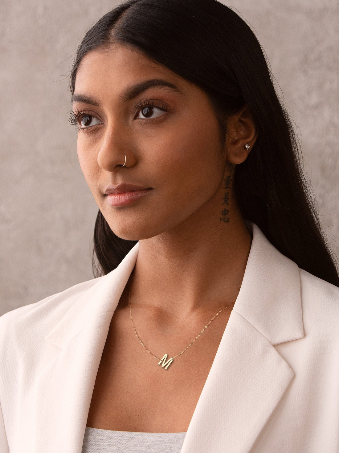 Letter S Pendant Necklace