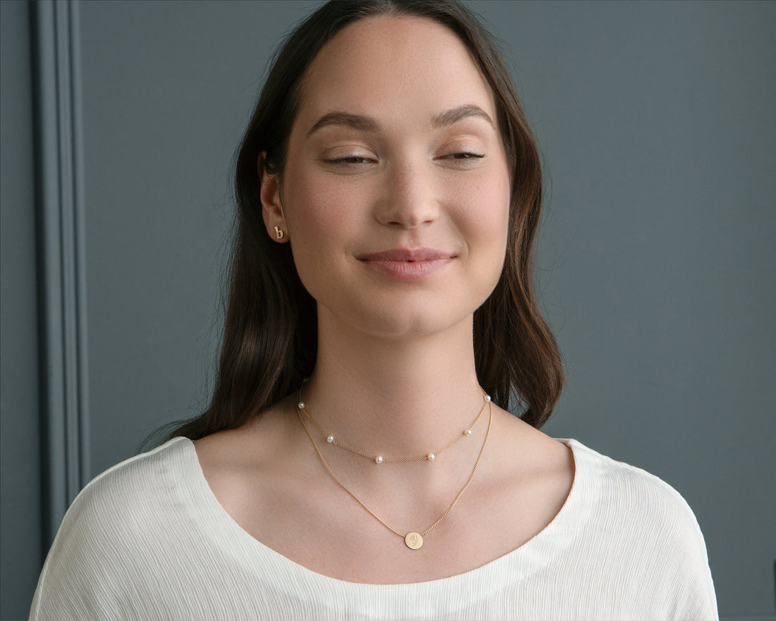 Birth Flower Pendant Necklace