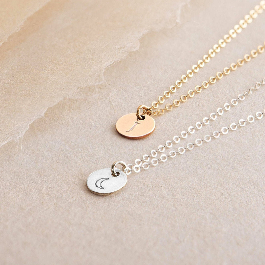 C Initial Pendant Necklace