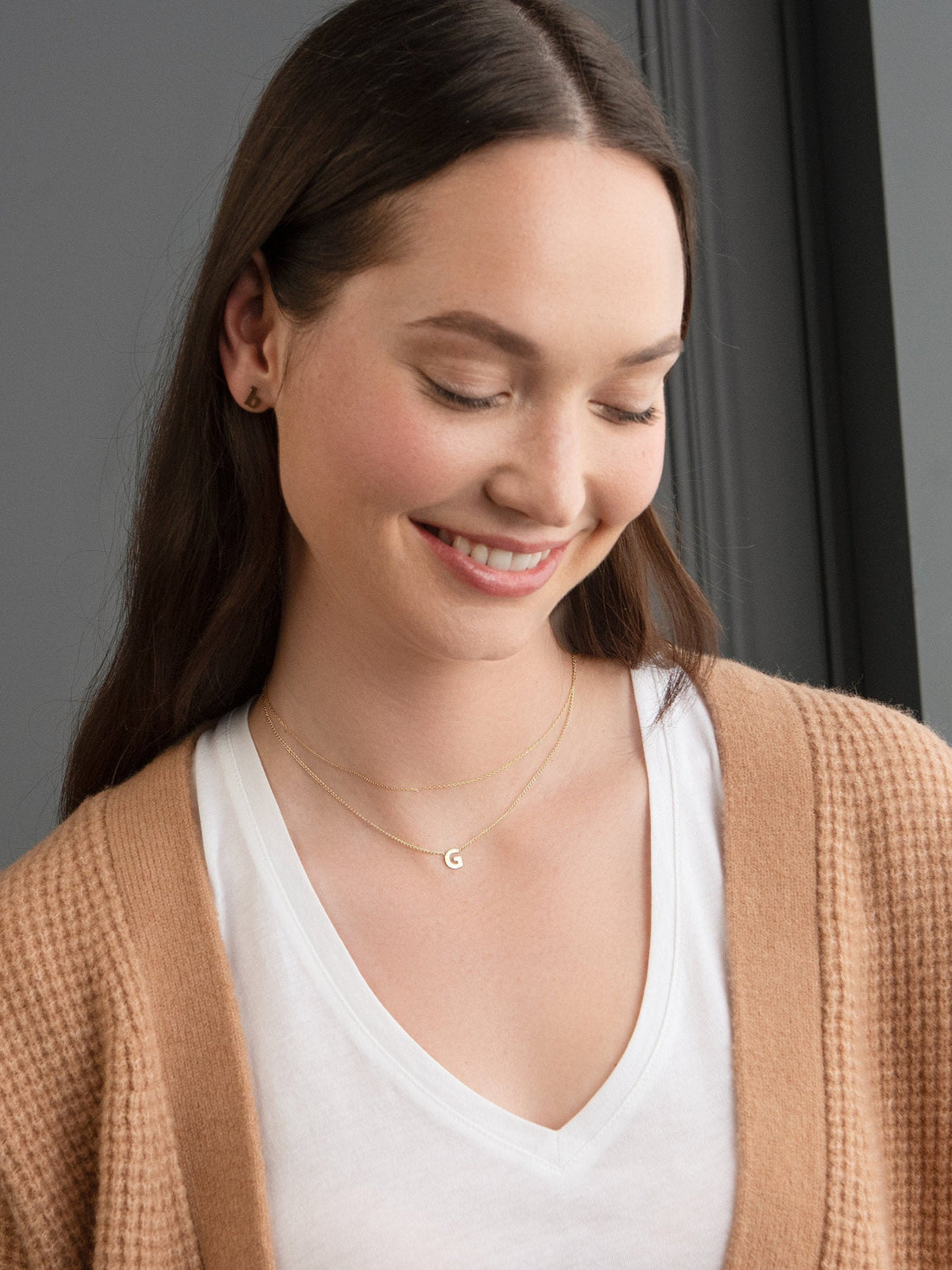 Initial Gold Necklace