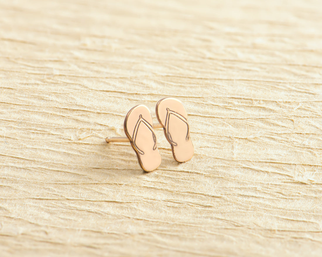 Flip-Flop Sandal Stud Earrings