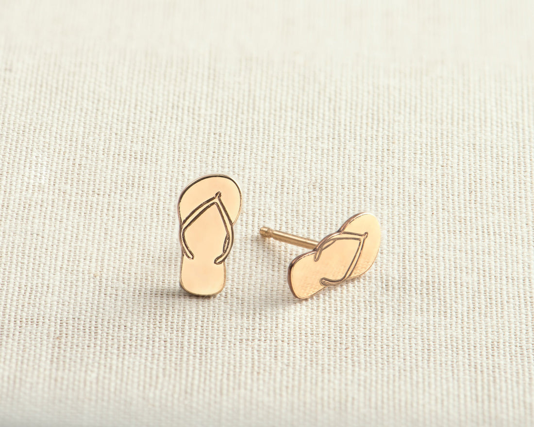 Flip-Flop Sandal Stud Earrings